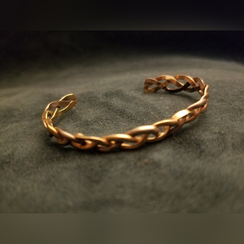 Sterling Silver Two Colors Bracelet - image 1